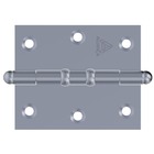 Dobradiça Para Porta Portão Madeira Aço Zincado Pino Bola | A